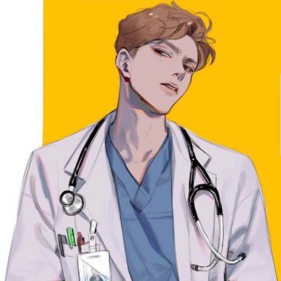 男生基佬一左一右冷酷 动漫男头