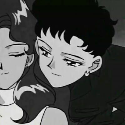 qq头像情侣动漫黑白