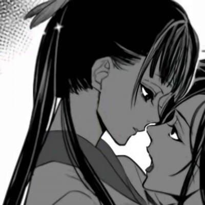 qq头像情侣动漫黑白