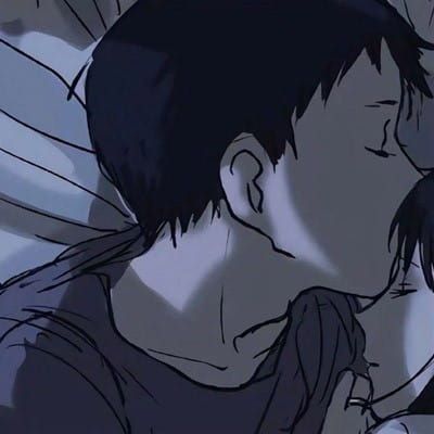 情侣头像动漫黑白简约