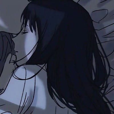 情侣头像动漫黑白简约