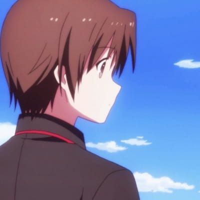 动漫情侣头像蓝色系