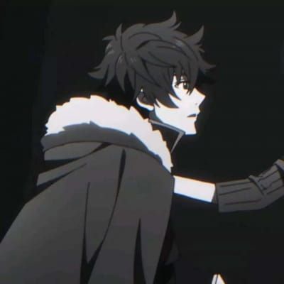 动漫黑白情侣头像