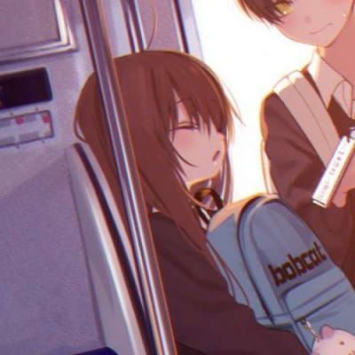 二次元动漫高冷情侣头像