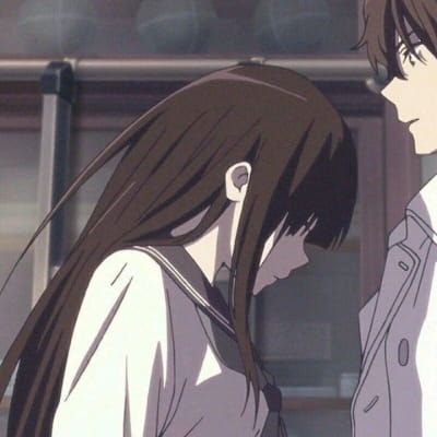 清新简单 动漫情侣头像