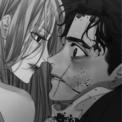 一对两张黑白魅力漫画情头