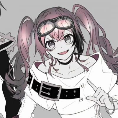 酷炫黑灰色情侣动漫头像