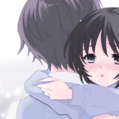 温暖卡通情侣头像