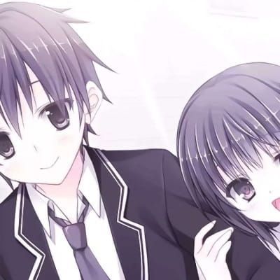 制服动漫情侣头像