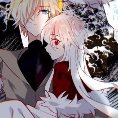 心动情侣头像动漫