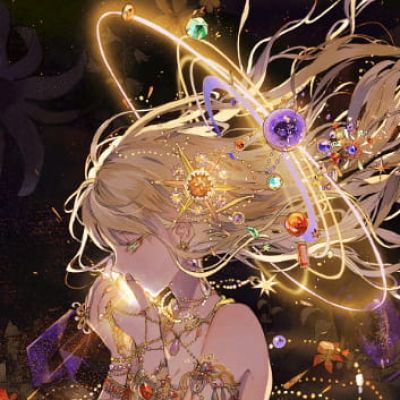 动漫女生金发头像 金色发系