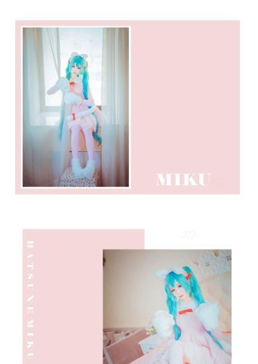 VOCALOID 粉红小猫咪miku