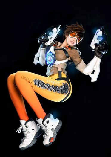 螺旋猫《守望先锋》猎空 cos