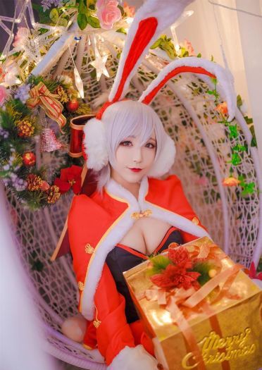 COS正片——英雄联盟之圣诞锐雯：我也要礼物