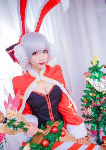 COS正片——英雄联盟之圣诞锐雯：我也要礼物