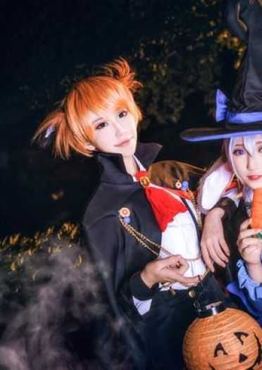 疯狂动物城 朱迪尼克万圣节同人cos