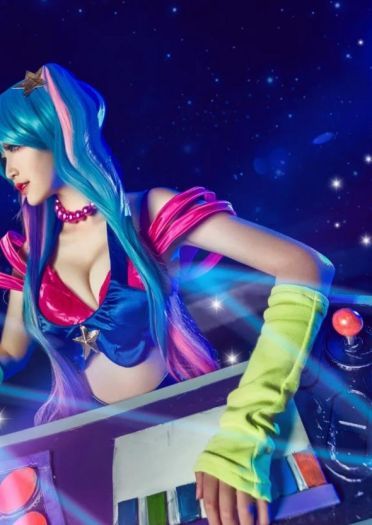 【授权】LOL英雄联盟 娑娜 电玩女神cos