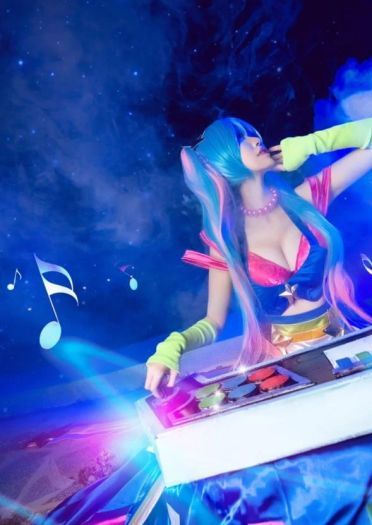 【授权】LOL英雄联盟 娑娜 电玩女神cos