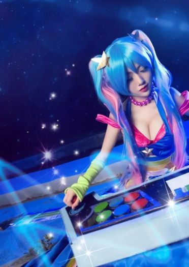 【授权】LOL英雄联盟 娑娜 电玩女神cos