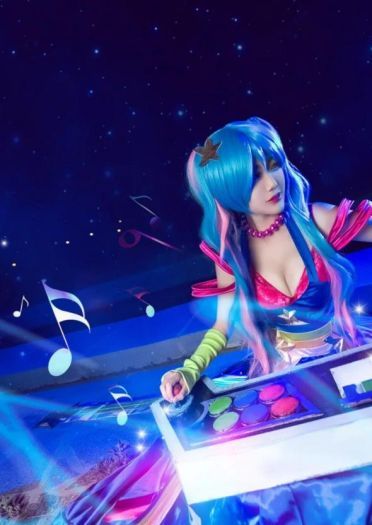 【授权】LOL英雄联盟 娑娜 电玩女神cos