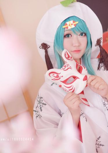 【授权】VOCALOID 初音未来Miku白无垢COS