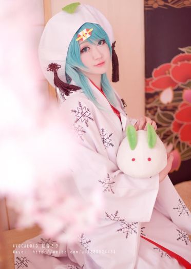 【授权】VOCALOID 初音未来Miku白无垢COS