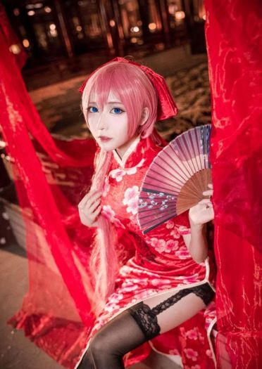 【授权】巡音LUKA 旗袍COS