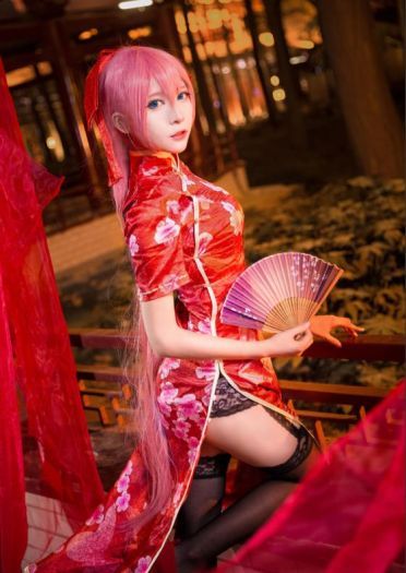 【授权】巡音LUKA 旗袍COS
