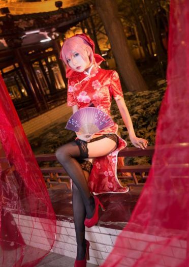 【授权】巡音LUKA 旗袍COS