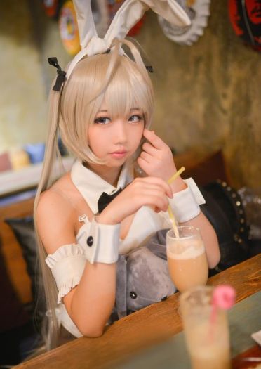 【授权】缘之空 兔女郎穹妹COS