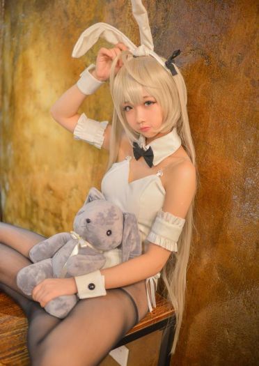 【授权】缘之空 兔女郎穹妹COS