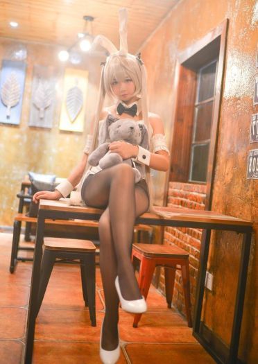 【授权】缘之空 兔女郎穹妹COS