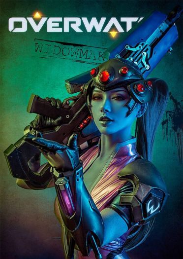 超神还原 守望先锋 黑百合剧情COS(1)