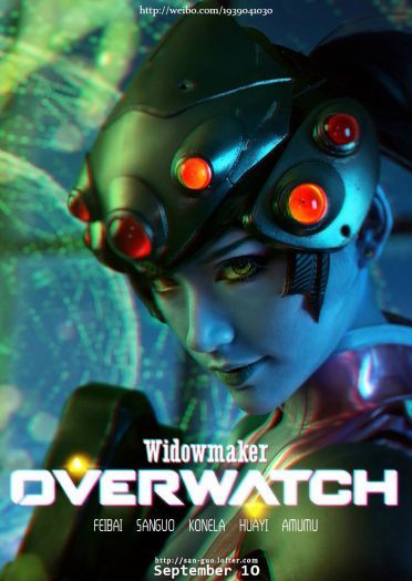 超神还原 守望先锋 黑百合剧情COS(1)