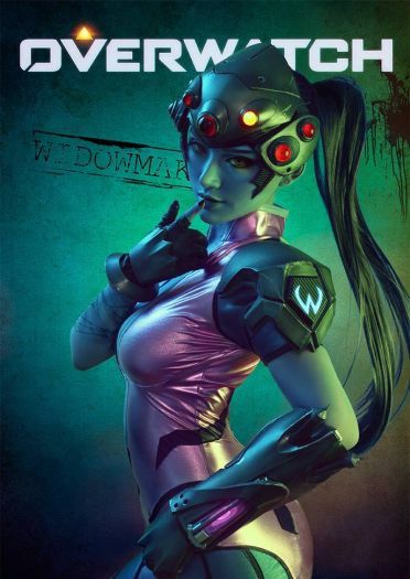 超神还原 守望先锋 黑百合剧情COS(1)