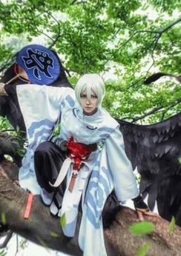 别丢下我，黑晴明大人 阴阳师手游大天狗cos