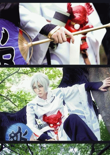 别丢下我，黑晴明大人 阴阳师手游大天狗cos