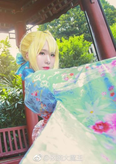 FGO 和服Saber 阿尔托莉亚 COS