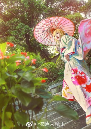 FGO 和服Saber 阿尔托莉亚 COS