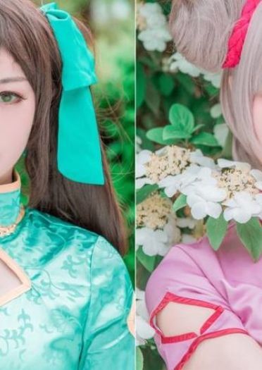 王者荣耀小乔&孙尚香 cosplay图片