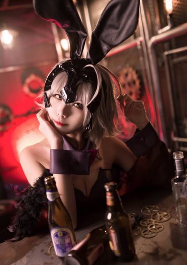 黑贞德X黑Saber cosplay