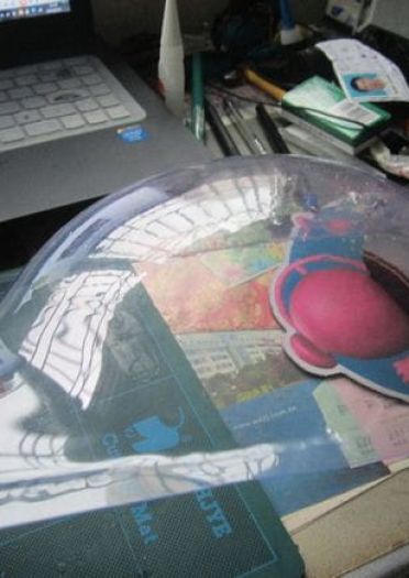 【COS道具教程】热塑透明件 假面骑士面具教程