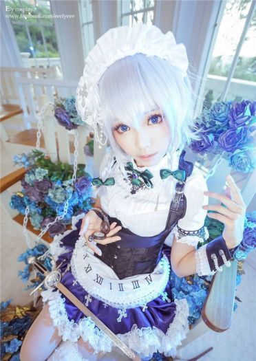 无死角女神 台湾超人气萌妹Ely最新cos