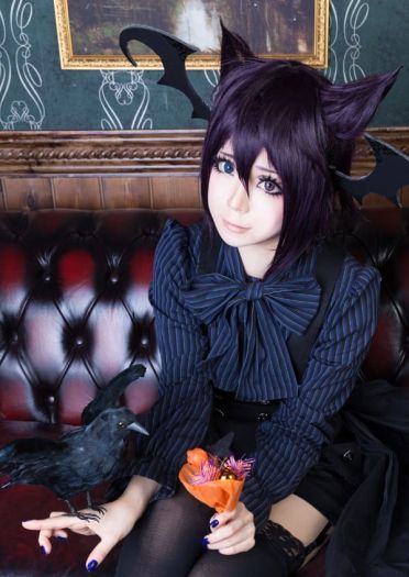 日本cos潜力新人 喵星人般黑暗俏皮风