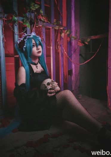 【授权】初音未来 坎特雷拉_ 禁断之毒Ver. cos