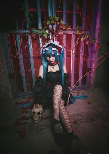 【授权】初音未来 坎特雷拉_ 禁断之毒Ver. cos