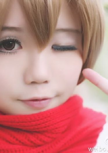 【授权】龙与虎 戴围巾逢坂大河 cos