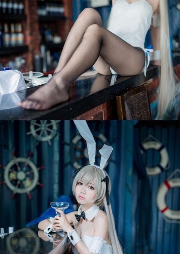 【授权】快来收了这只穹妹，兔女郎春日野穹cos