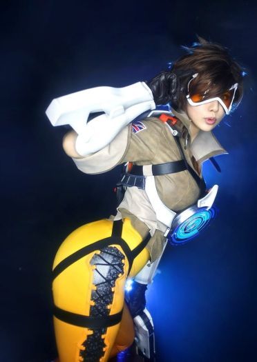 螺旋猫《守望先锋》猎空 cos