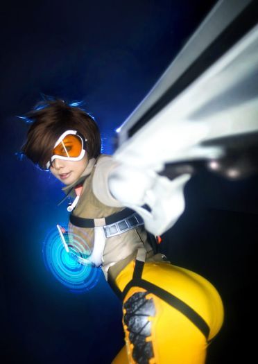 螺旋猫《守望先锋》猎空 cos